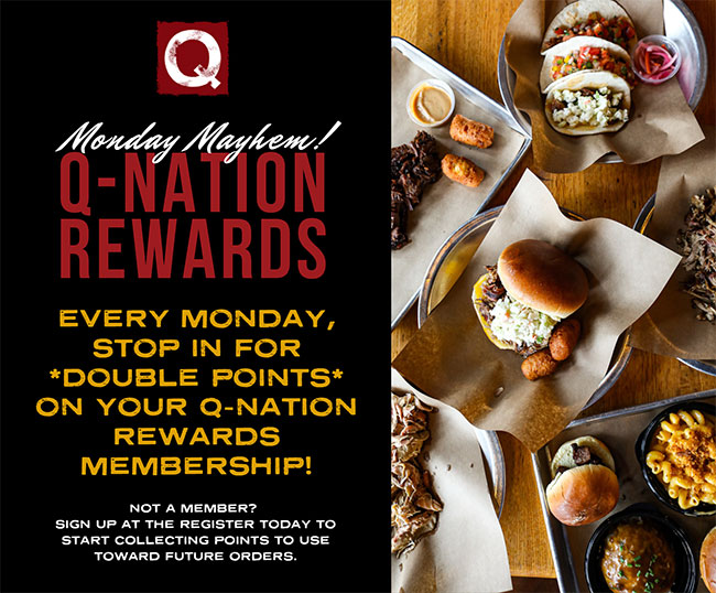 Monday Mayhem! Q-Nation Rewards